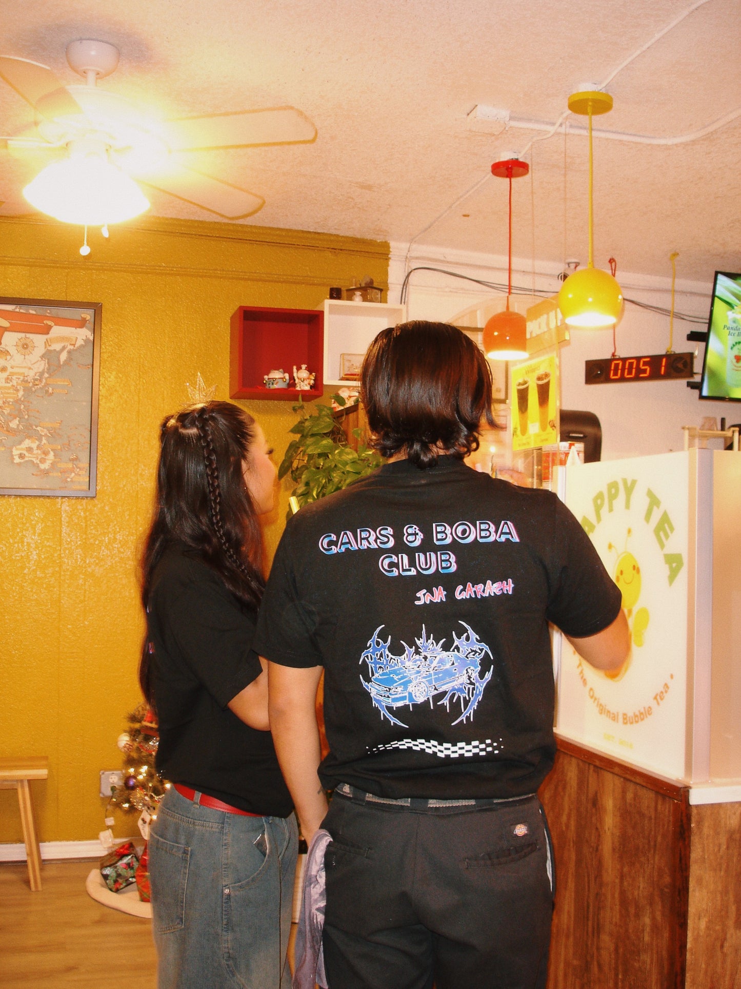Cars & Boba Club Tee
